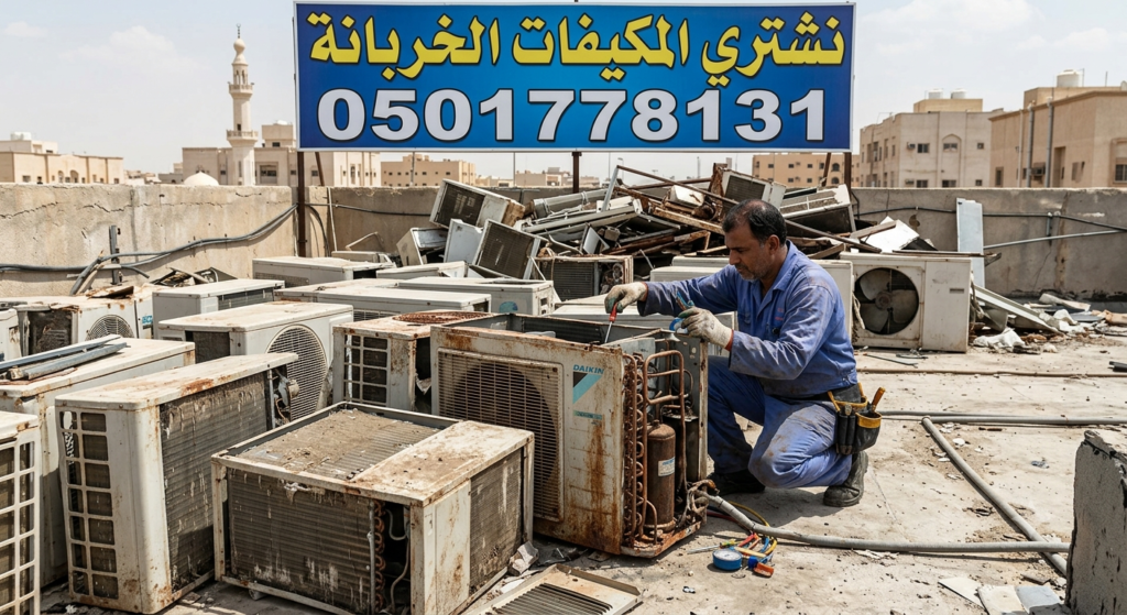 نشتري المكيفات الخربانة بالرياض